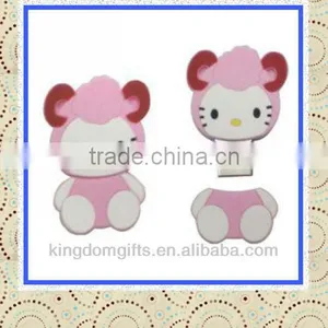 Stylist Hot Sale Hello Kitty Silicone USB Keychain thumbnail-1