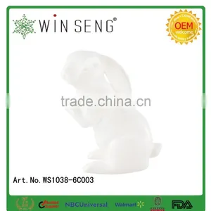 High Quality Ceramic Rabbit Figurine,ceramic Rabbit Decoration thumbnail-1