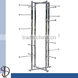 4-ways Garment Display Stand With 16 Arms Rack thumbnail-1