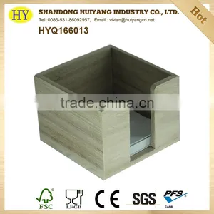 Custom Unfinished Note Paper Wooden Packaging Boxes thumbnail-1