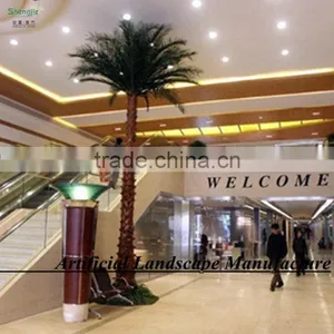 Indoor Palm Tree Hotsale Size Customized Fiberglass Date Palm Tree thumbnail-5