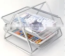 2-tier Desk Organizer Office Documents Tray thumbnail-1