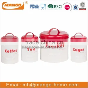 Set of 3 New Tea Coffee Sugar Kitchen Storage Canister Set thumbnail-3
