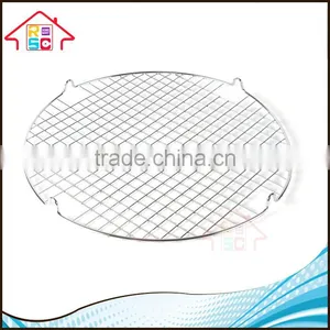 NBRSC Reliable Company Multi-Purpose Stainless Steel Cross-wire Round Baking and Cooling Rack thumbnail-2