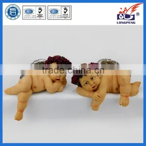Italian Resin Sleeping Angel Figurine Shelf Sitter for Christmas Decoration thumbnail-1