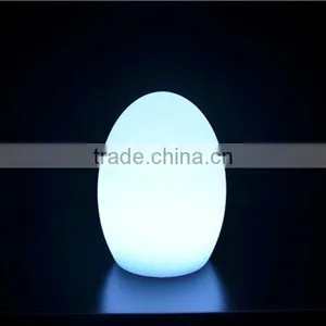 PE Material Rechargeable Led Used Table Light / High Quality RGB Full Color Changing Egged Shaped Led Table Lamp thumbnail-4