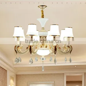 M987 Momoda Decorations Luxury Big 10+5 Arms Crystal Modern Living Room Lobby Lighting Chandelier Pendant Lamp thumbnail-1