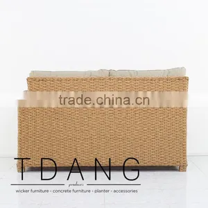 Camden Left Hand Wicker Bench - Vietnam Outdoor Furniture - Poly Rattan Furniture thumbnail-5