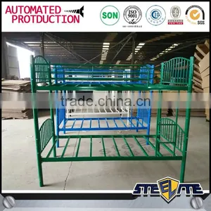 Discount Price Latest Metal Bed Designs Kids Double Deck Bed on Sale thumbnail-4
