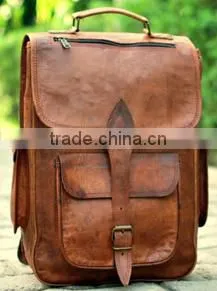 Classic Design Handmade Vintage Leather College Bag thumbnail-5