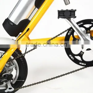 12 Inch Electric Folding Bicycle With Brushless Hub Motor thumbnail-5