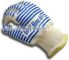 Heat Resistant Cut Resistant Oven Mitts Non-Slip Silicone BBQ Grill Gloves For Sale thumbnail-6