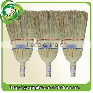 New Product Straw Corn Broom With Wooden Handle thumbnail-4