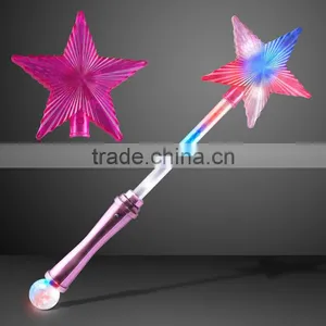 Wholesale OEM Plastic Kids Led Magic Wand Super Star Princess Led Wand thumbnail-1