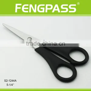 S2-1244A 5-1/4" 2CR13 Stainless Steel ABS Plastic Handle Stationery Scissors / Kid Scissors thumbnail-1