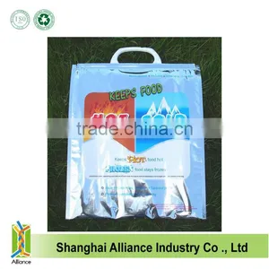Hot Cold Insulated Aluminium Foil Bag Grocery Tote Cooler Bag thumbnail-1