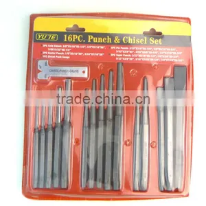 16pcs 40Cr Steel Punch & Chisel Set thumbnail-1