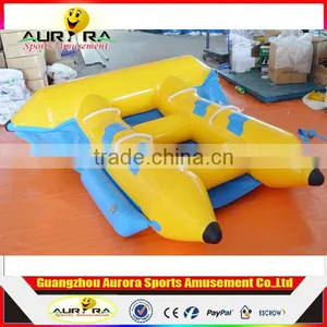 2 Tubes Inflatable Flying Fish Tube Towables for Water Sports Flying Fish Banana Boat for Sale thumbnail-1