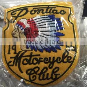 P005-001 New Model Native American Cheap Embroidered Badge Patches Unique Applique thumbnail-1