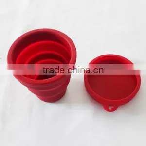 Food Grade Silicone Cup With Measurements Water Cup Coffer Cup Camping Cup thumbnail-3