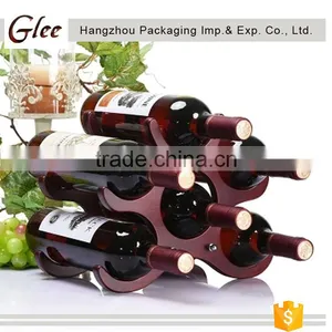 Luxurious Fashion Latest Style Round Handmade Wooden Wine Rack thumbnail-1