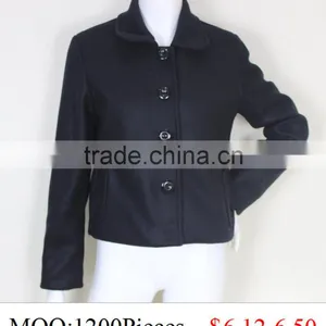 Cheap Plus Size Women Clothing BLACK Bomber Jackets Woman And Short Coats Woman thumbnail-1