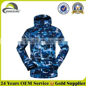 Tall Camo Chimney Collar Waterproof Hoodies thumbnail-1