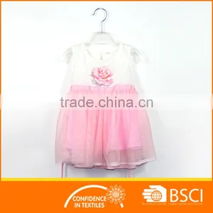 Flower Photo Print Fairy Dress Baby Girl Dresses thumbnail-1
