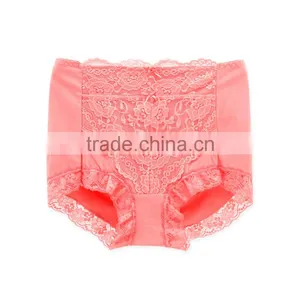 Custom Best Quality 95% Cotton 5% Spandex With Lace Sexy Fancy Woman Underwear thumbnail-3