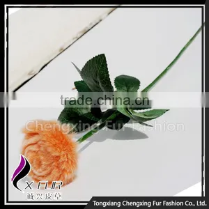 CX-A-69A Lastest Design Hot Popular Rex Rabbit Fur Walmart Wedding Flower thumbnail-5