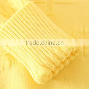 Autumn Winter Plain Hot Sales Clothes Children Cardigan Girls Pullovers Pure Yellow Sweaters For Winter thumbnail-5