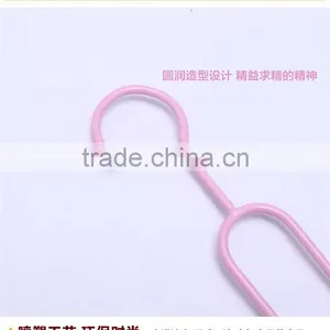 Metal Scarf Hanger With Holes Hanging Ring Scarf Hangers Displays Popular Round Scarf Hanger With Hooks thumbnail-2
