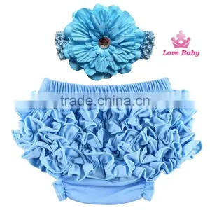 Princess Baby Girls Cute Bloomers Ruffle PP Pants Shorts Bow Diaper Nappy Cover LBS5052506 thumbnail-3
