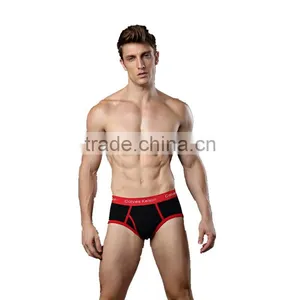 Vogue Men Underwear Boxers Shorts Cotton Luxury Brand Design Cuecas Boxer Golden Tight Waistband Men Truck Quality Underpants thumbnail-3