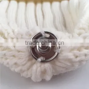Myfur Elegant 30% Wool Knitted Striped Beanie Hat With Real Raccoon Fur Pom Pom thumbnail-5