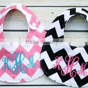 Personalized Seersucker Monogrammed Bib thumbnail-5