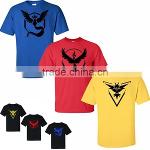 Pokemon Go Team Valor Mystic Instinct Pokeball Mens Womens Summer Tops T-shirt thumbnail-1
