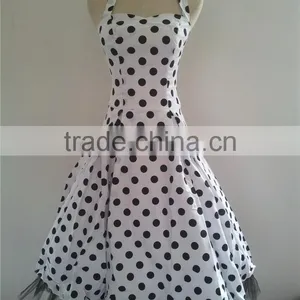 50's in Stock Rockabilly Dress Pin Up Retro Prom Party Pus Size Dress Prom Dress Ball Gowns Dress Black Polka Dot Junior Dresses thumbnail-1
