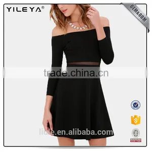 2017 European New Fashion Sexy Dress Woman Bodycon Night Club Off-shoulder Women Dres thumbnail-1