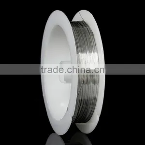 Copper Beading Wire Thread Cord Silver Tone 0.25mm Dia, 4 Rolls thumbnail-1