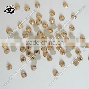 Non Hotfix DMC Flat Back Crystal Ss16 4MM Lt Peach Color for Dress thumbnail-1