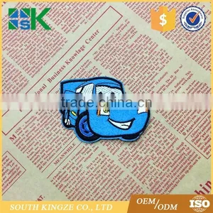 Clothes Patch Embroidery Ironing on Cartoon Car Patch for Children Clothes thumbnail-2