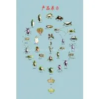 B109BW Bio-jewelry Brooch, Blockbuster thumbnail-2