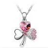 Crystal Flower Wedding Large Brooch thumbnail-1