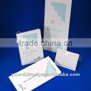 Japan Wedding Invitation Card 'PROCESS BLUE' STOCKLOT thumbnail-1
