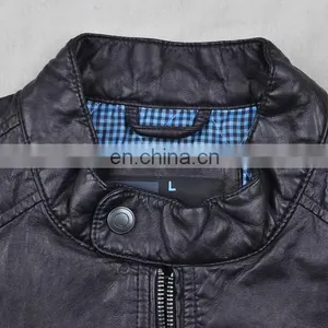 Latest Fashion Mens Thick Padded Softshell pu Motocycle Clothing thumbnail-4