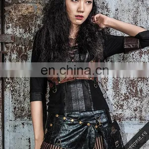 Steampunk Leather Harness-vest thumbnail-1