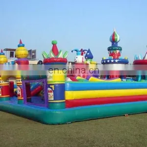 Outdoor Giant Themed Inflatable Amusement Park for Children,inflatable Fancy Amusement Park for Commercial thumbnail-1