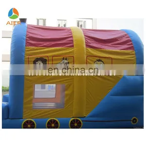 2016 Locomotive Inflatable Bouncy Castle Funny Castle / Inflatable Bouncer for Sale thumbnail-3