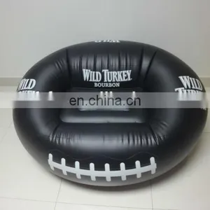 2016 Hot Selling Inflatable Football Sofa, Inflatable Football Shape Chair, Inflatable Rugby Sofa thumbnail-1